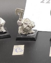 (1) Long Beards Dwarfs Warhammer Fantasy Miniatures -1078-