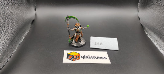 (1) Necron Overlord Resurrection Orb and Scythe Warhammer 40k -1396-