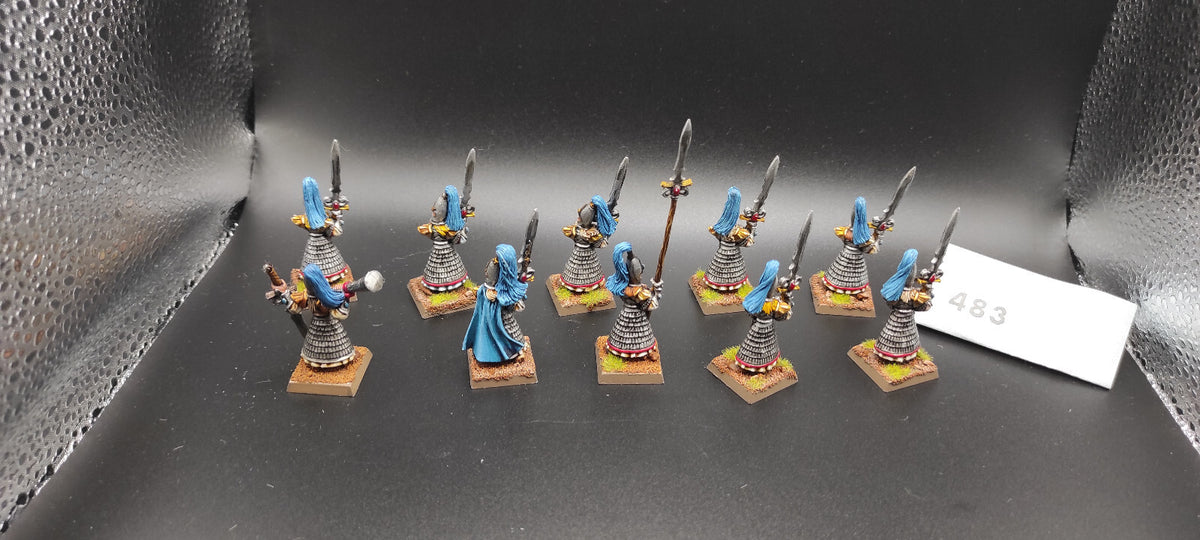 (10) Swordmasters of Hoeth METAL High Elves Warhammer Fantasy Miniatures -2306-