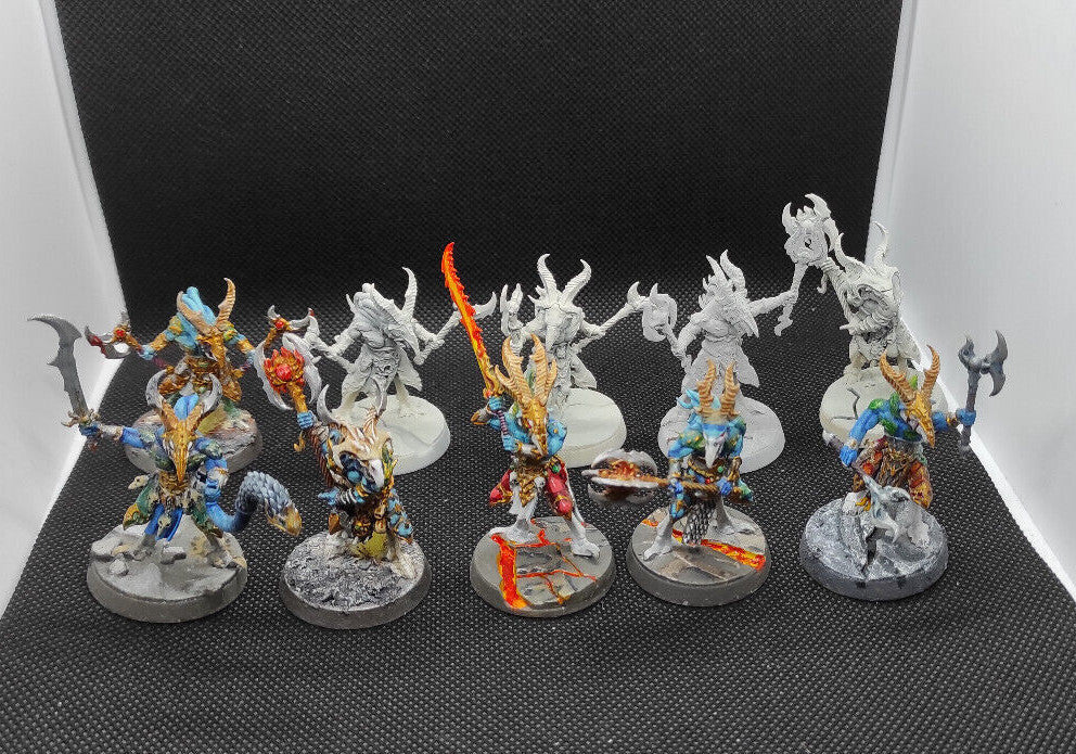 (10) Tzaangors Disciples of Tzeentch Warhammer Age of Sigmar Miniatures -1323-