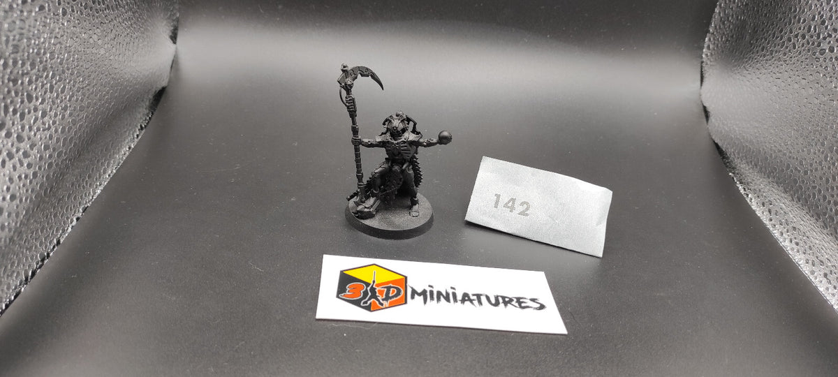 (1) Necron Overlord Resurrection Orb and Scythe Warhammer 40k -1397-