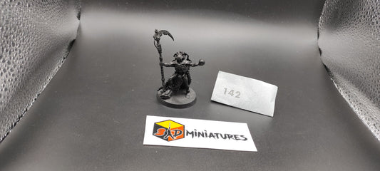 (1) Necron Overlord Resurrection Orb and Scythe Warhammer 40k -1397-