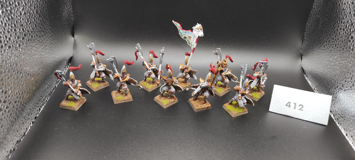 (10) White Lions of Chrace High Elves Warhammer Fantasy Miniatures -2307-