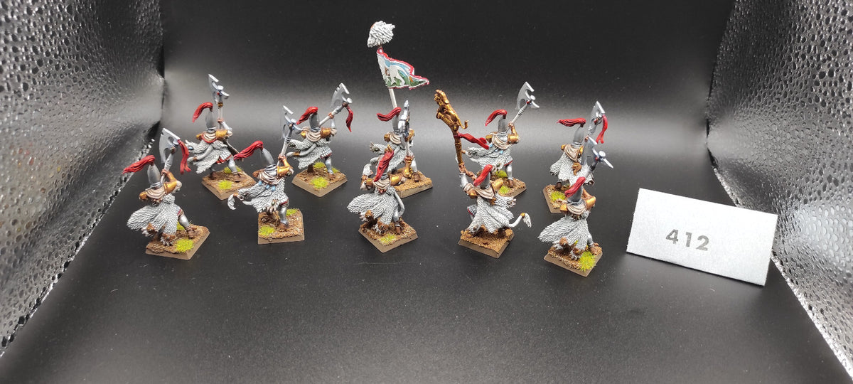 (10) White Lions of Chrace High Elves Warhammer Fantasy Miniatures -2307-