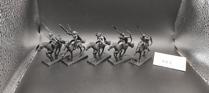 (5) Glade Riders Wood Elves Warhammer Fantasy Miniatures -2398-