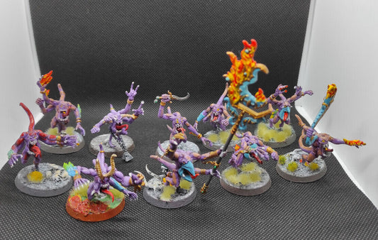 (10) Pink Horrors of Tzeentch Disciples of Tzeentch Warhammer Age of Sigmar Miniatures -1324-