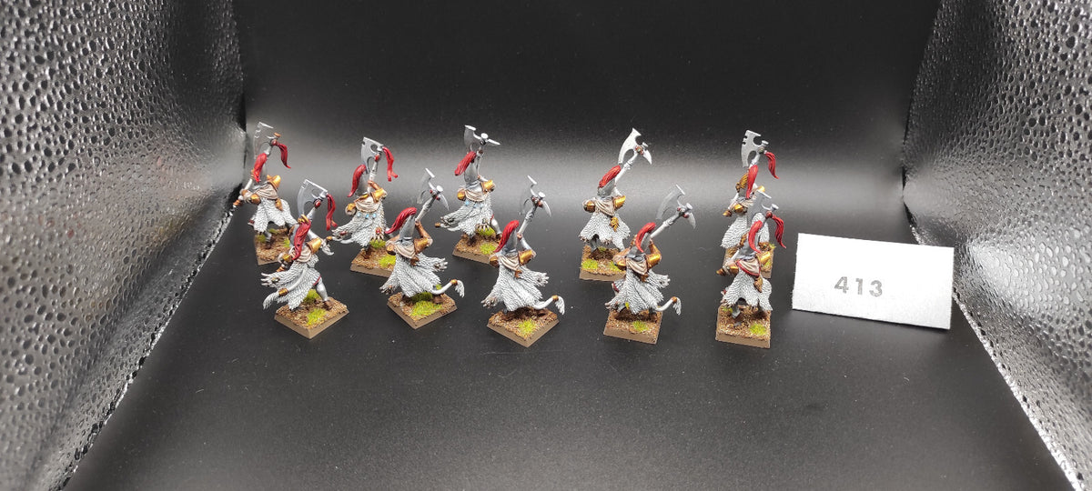 (10) White Lions of Chrace High Elves Warhammer Fantasy Miniatures -2308-