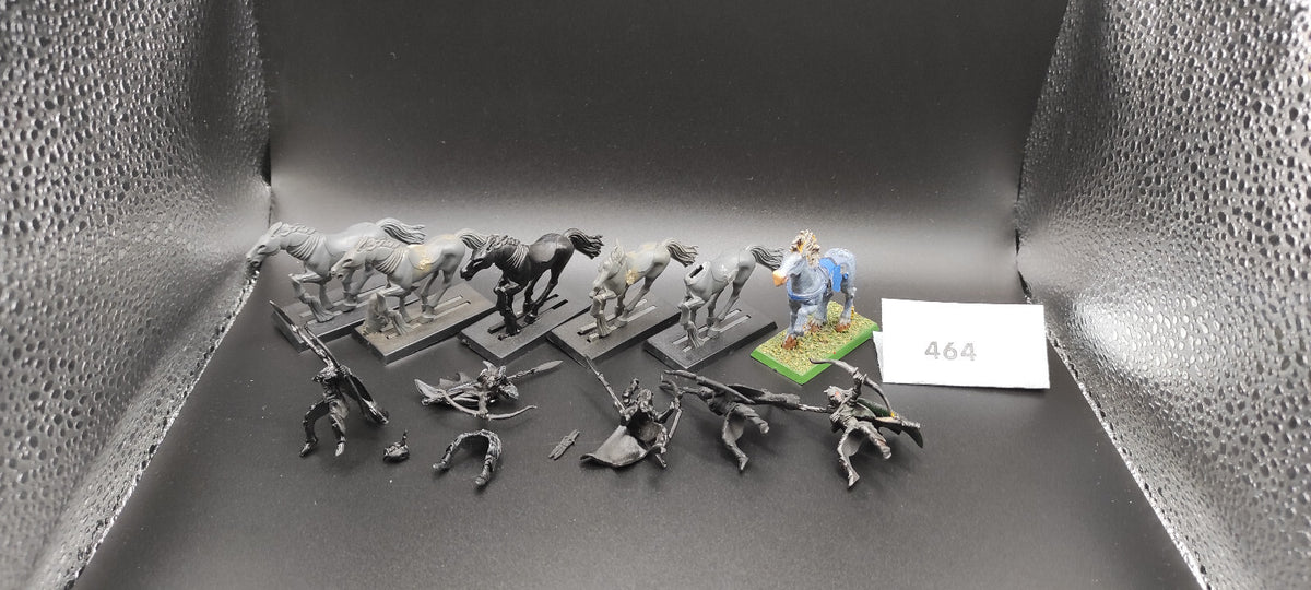 (5) Glade Riders Wood Elves Warhammer Fantasy Miniatures -2399-