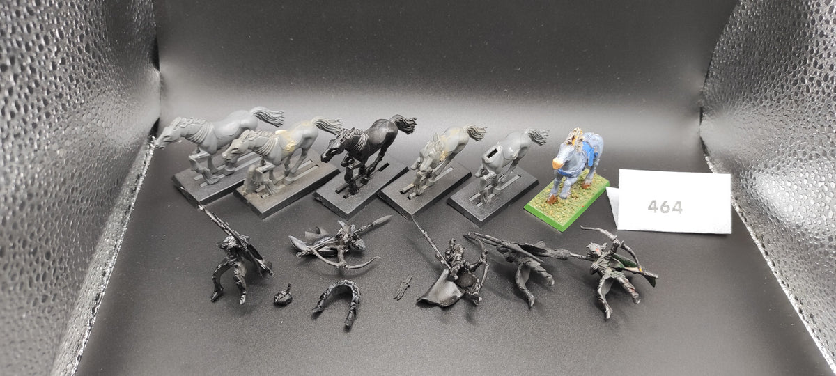 (5) Glade Riders Wood Elves Warhammer Fantasy Miniatures -2399-