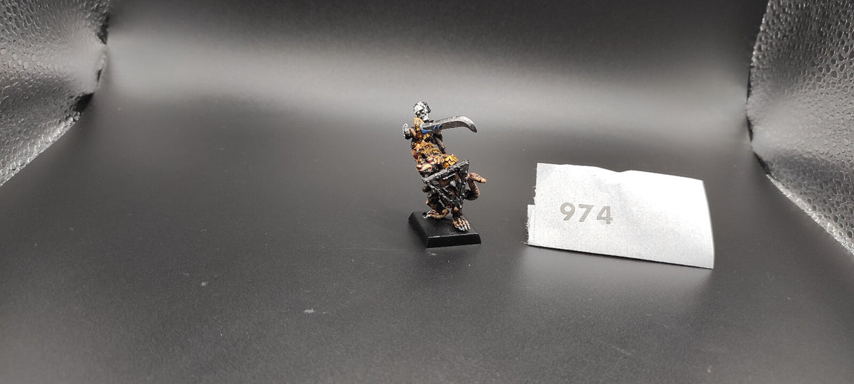 (1) Skaven Warlord METAL Warhammer Fantasy Miniatures -1364-