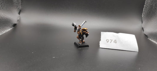 (1) Skaven Warlord METAL Warhammer Fantasy Miniatures -1364-