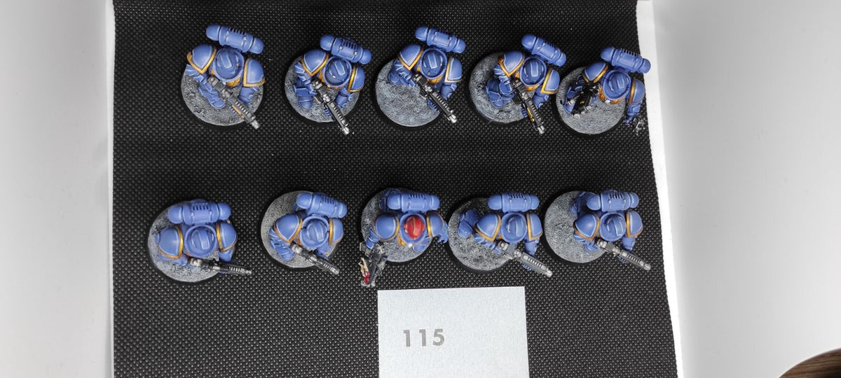 (10) Primaris Intercessors Ultramarines Space Marines Warhammer 40k -2416-