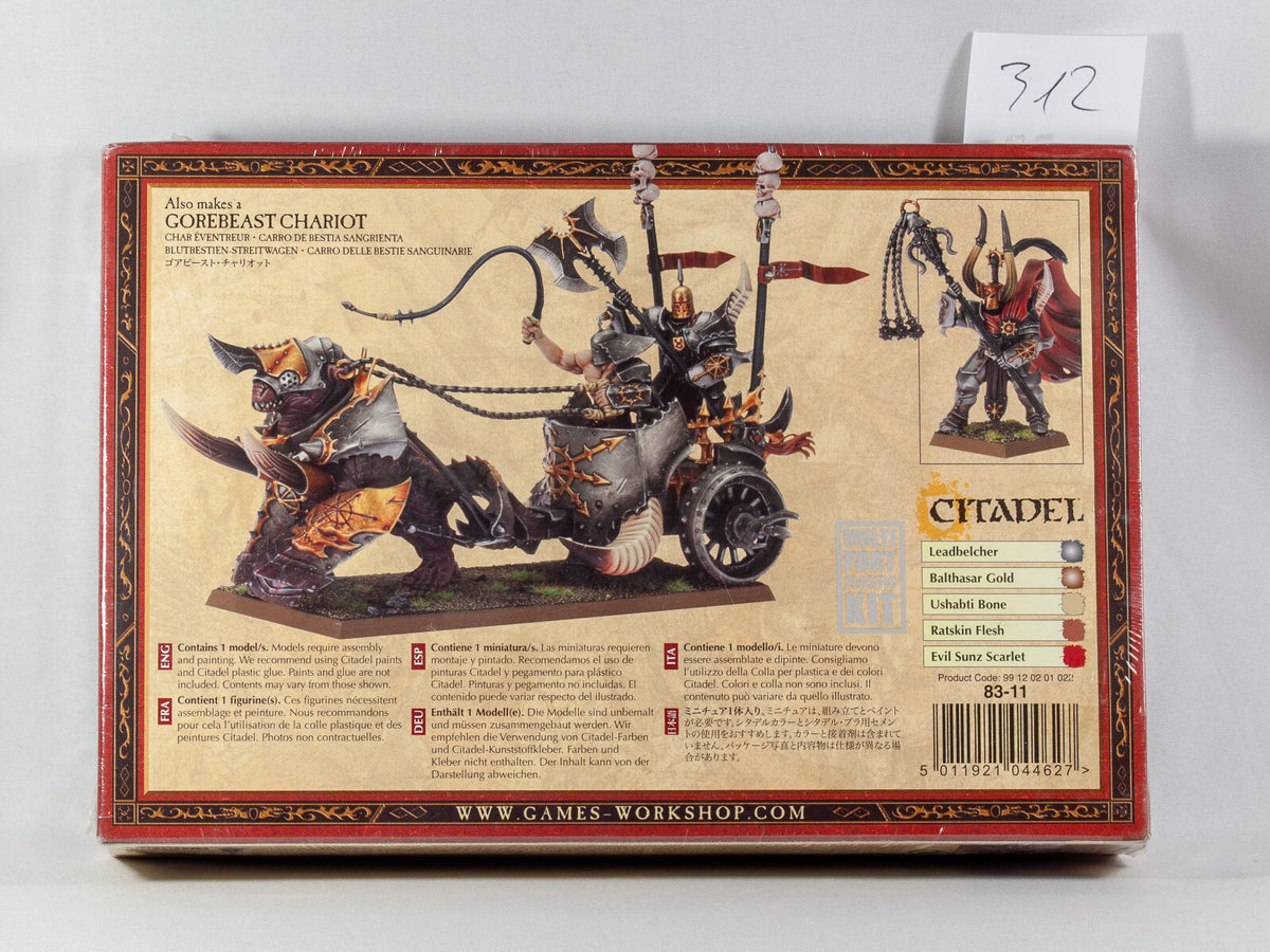 (1) Chaos Chariot NEW SEALED Warriors of Chaos Warhammer Fantasy Miniatures -2454-