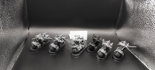 (6) Dark Angels Bikers Dark Angels Space Marines Warhammer 40k -1980-