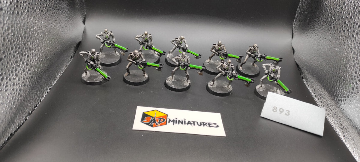 (10) Necron Warriors Warhammer 40k -1401-