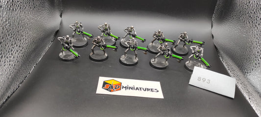 (10) Necron Warriors Warhammer 40k -1401-