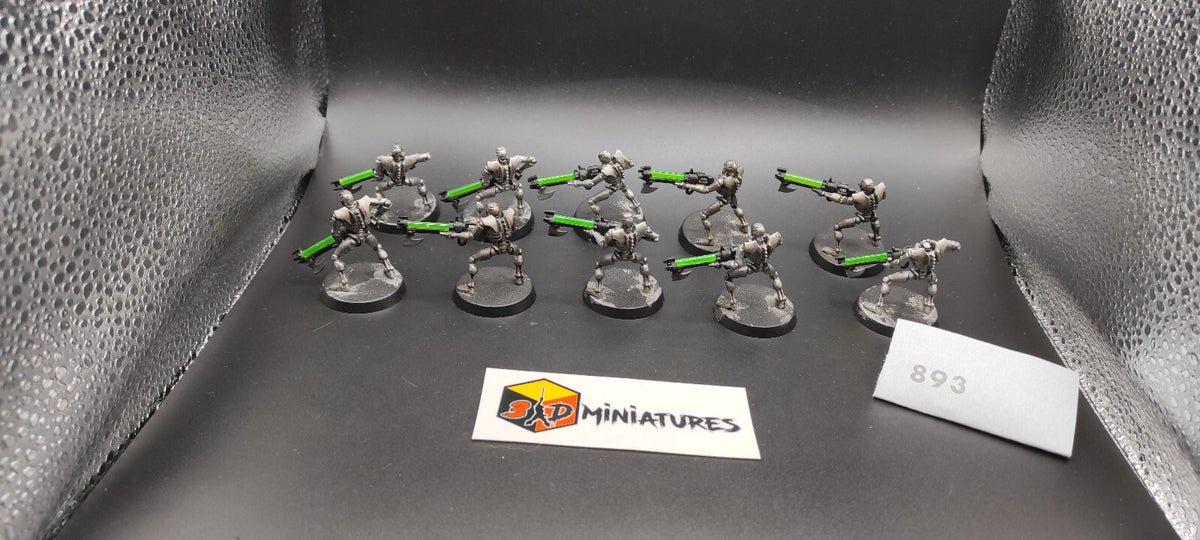(10) Necron Warriors Warhammer 40k -1401-