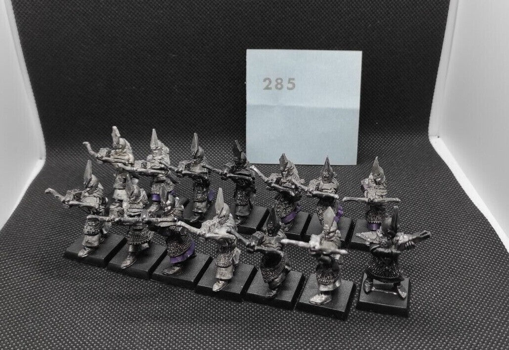 (14) Crossbowman Crossbow Metal Dark Elves Warhammer Fantasy Miniatures -1671-