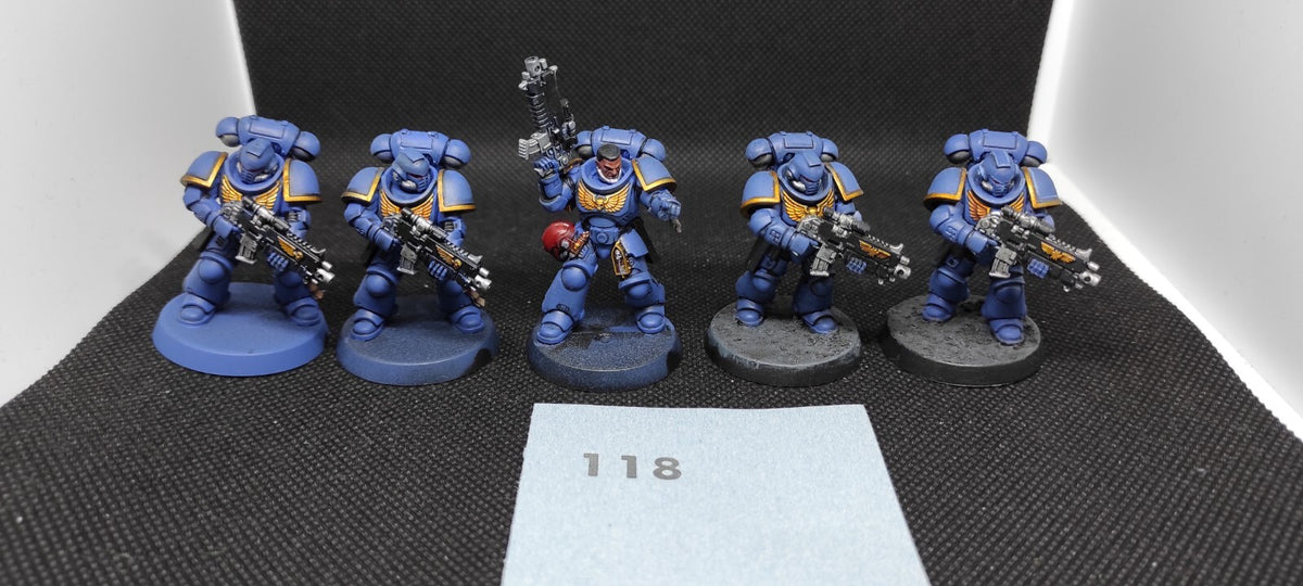 (5) Primaris Intercessors Ultramarines Space Marines Warhammer 40k -2418-
