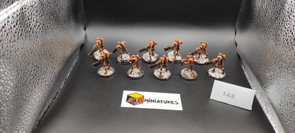 (10) Necron Warriors Warhammer 40k -1402-