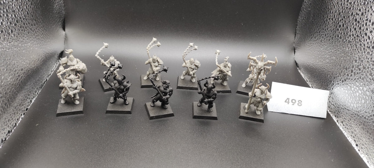 (11) Chaos Marauders Warriors of Chaos Warhammer Fantasy Miniatures -2457-
