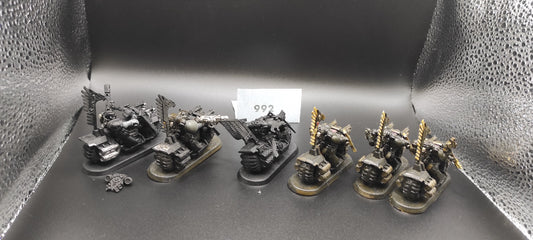 (6) Dark Angels Bikers Dark Angels Space Marines Warhammer 40k -1982-
