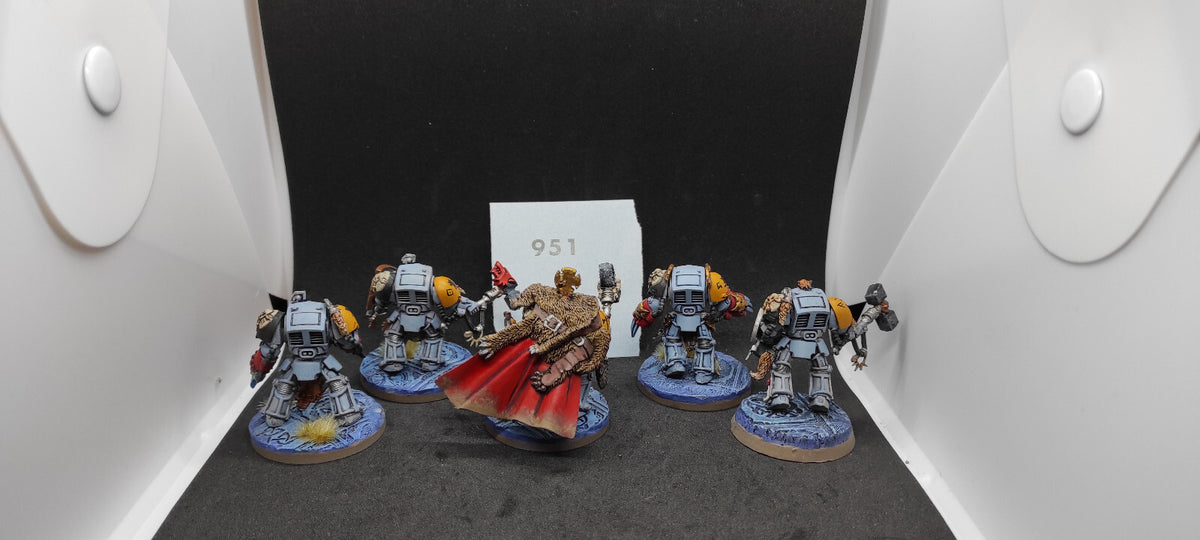 (5) Wolf Guard Terminators Space Wolves Space Marines Warhammer 40k -1555-