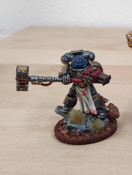 (1) Grey Knight Justicar Daemon Hammer Warhammer 40k -1720-
