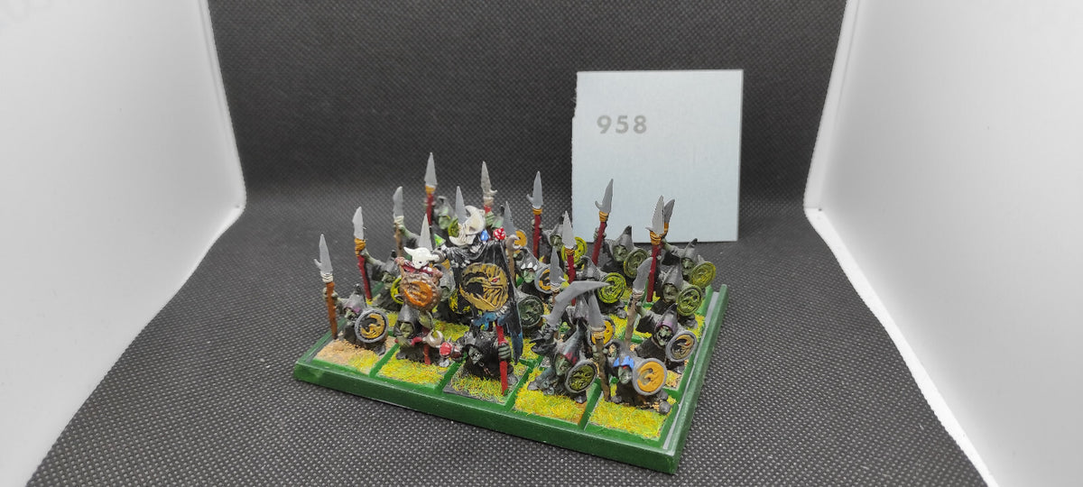 (20) Night Goblin Lance Pike Battle for Skull Pass Orcs & Goblins Warhammer Fantasy Miniatures -1579-