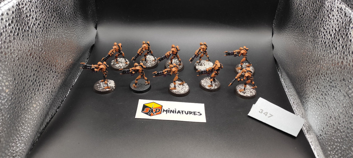 (10) Necron Warriors Warhammer 40k -1403-