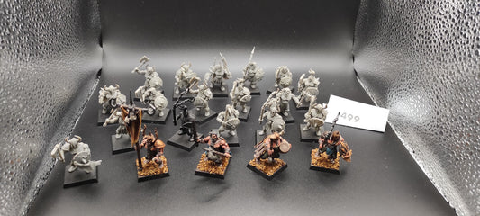 (21) Chaos Marauders Warriors of Chaos Warhammer Fantasy Miniatures -2458-