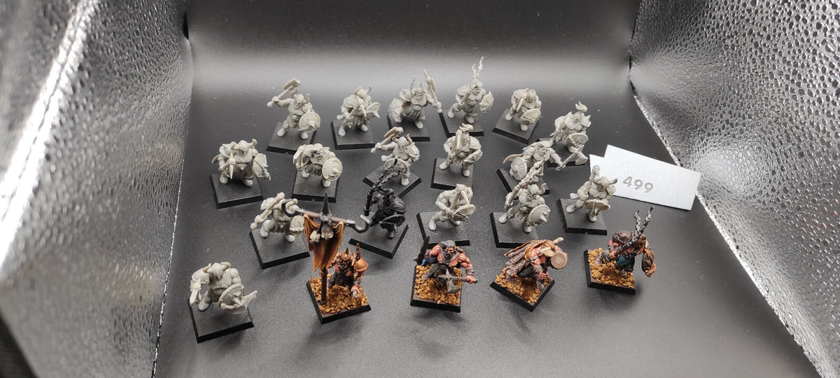 (21) Chaos Marauders Warriors of Chaos Warhammer Fantasy Miniatures -2458-
