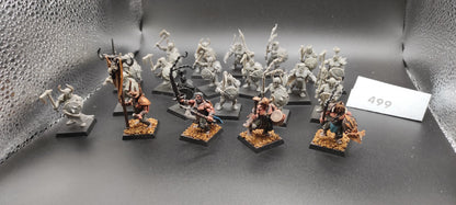 (21) Chaos Marauders Warriors of Chaos Warhammer Fantasy Miniatures -2458-