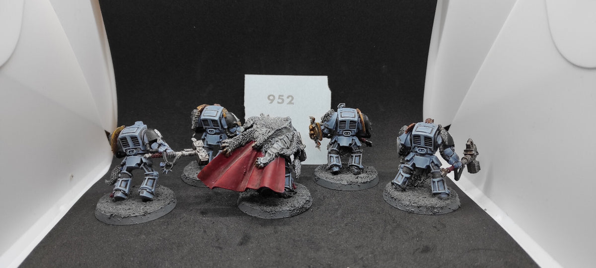 (5) Wolf Guard Terminators Space Wolves Space Marines Warhammer 40k -1556-