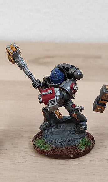 (1) Grey Knight Justicar Daemon Hammer Warhammer 40k -1721-