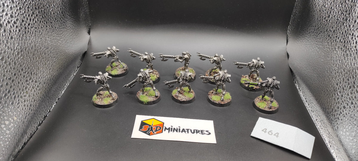(10) Necron Warriors Warhammer 40k -1404-