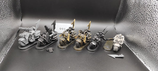 (6) Dark Angels Bikers Dark Angels Space Marines Warhammer 40k -1983-