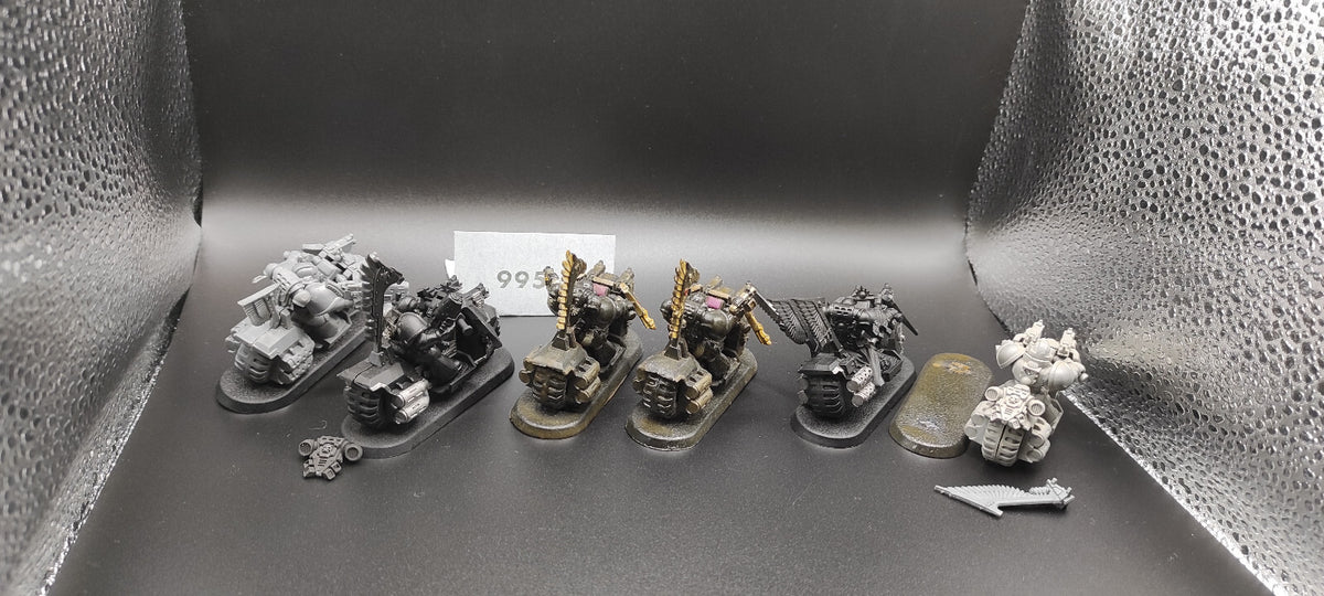 (6) Dark Angels Bikers Dark Angels Space Marines Warhammer 40k -1983-