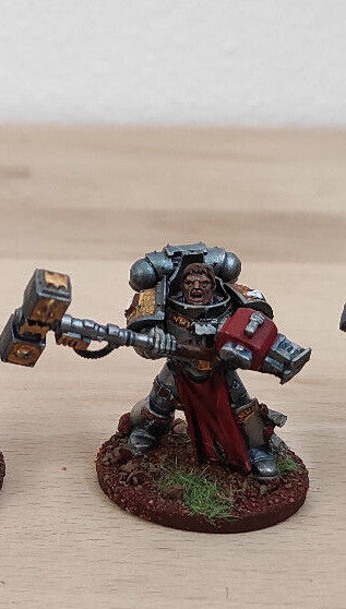(1) Grey Knight Justicar Daemon Hammer Warhammer 40k -1722-