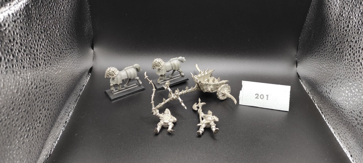 (1) Chaos Chariot OOP Warriors of Chaos Warhammer Fantasy Miniatures -2460-