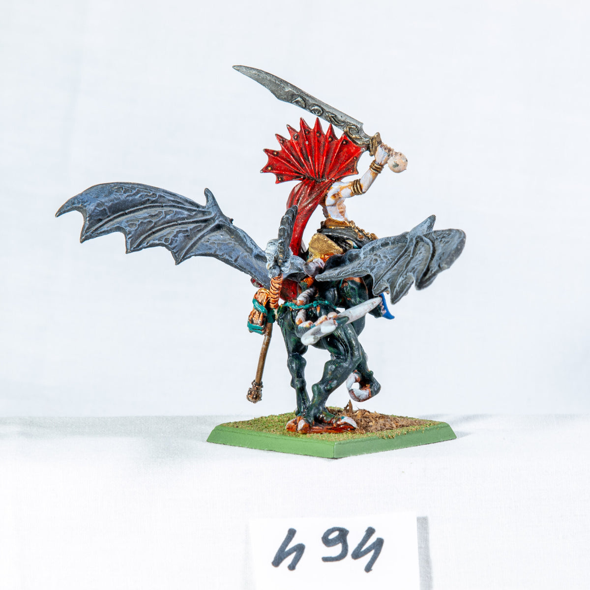 (1) Melkhior on Winged Nightmare Vampire Counts Warhammer Fantasy Miniatures -1907-