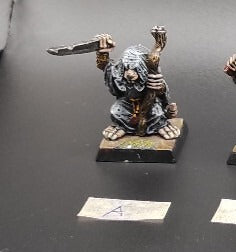 (1) Plague Monk METAL Skaven Warhammer Fantasy Miniatures -1465-