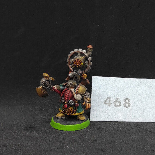 (1) Dwarf Cogsmith Dwarf Engineer Order Painted Warhammer Age of Sigmar Miniatures -1833-
