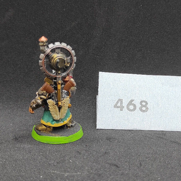 (1) Dwarf Cogsmith Dwarf Engineer Order Painted Warhammer Age of Sigmar Miniatures -1833-