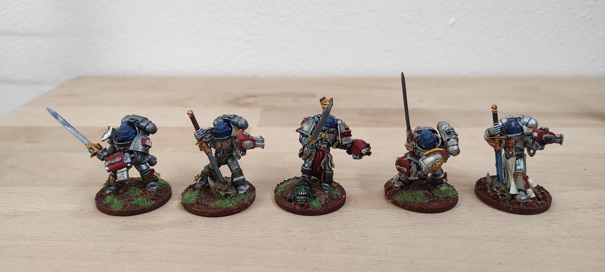 (5) Grey Knight Strike Squad Warhammer 40k -1724-