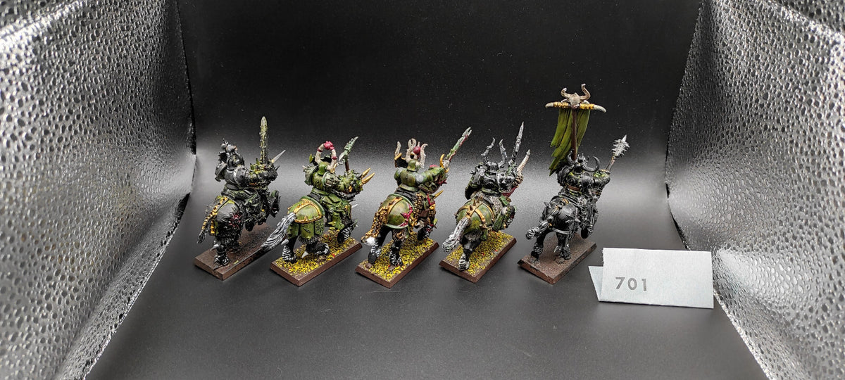 (5) Chaos Knights Warriors of Chaos Warhammer Fantasy Miniatures -2463-