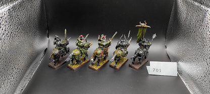 (5) Chaos Knights Warriors of Chaos Warhammer Fantasy Miniatures -2463-