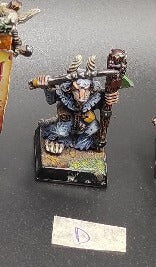 (1) Plague Monk Metal Skaven Warhammer Fantasy Miniatures -1467-