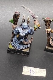 (1) Plague Monk Metal Skaven Warhammer Fantasy Miniatures -1467-