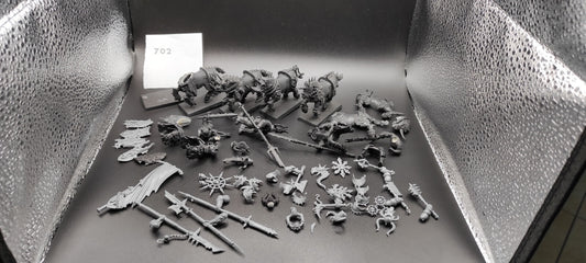 (5) Chaos Knights Warriors of Chaos Warhammer Fantasy Miniatures -2464-